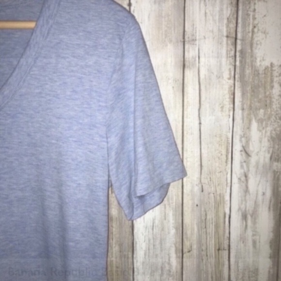 Banana Republic Basic Blue Tee - Picture 4 of 4